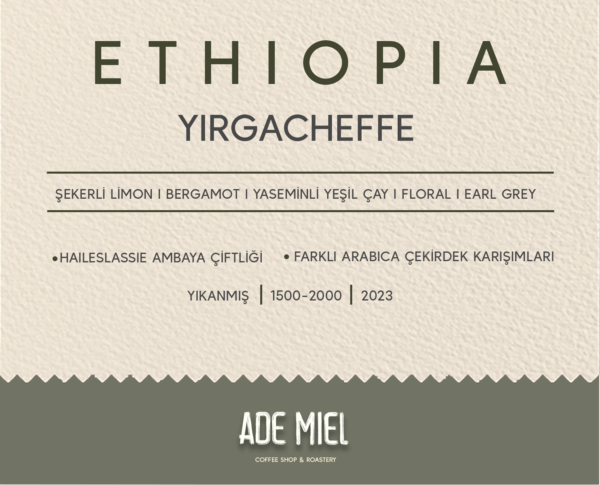 Ethiopia Yirgacheffe - Görsel 2